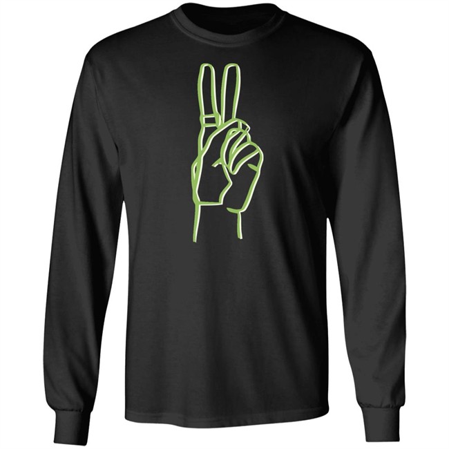 Riley Hubatka Merch Neon Peace Hoodie Riley Hubatka Merch Neon Peace Hoodie - Image 8