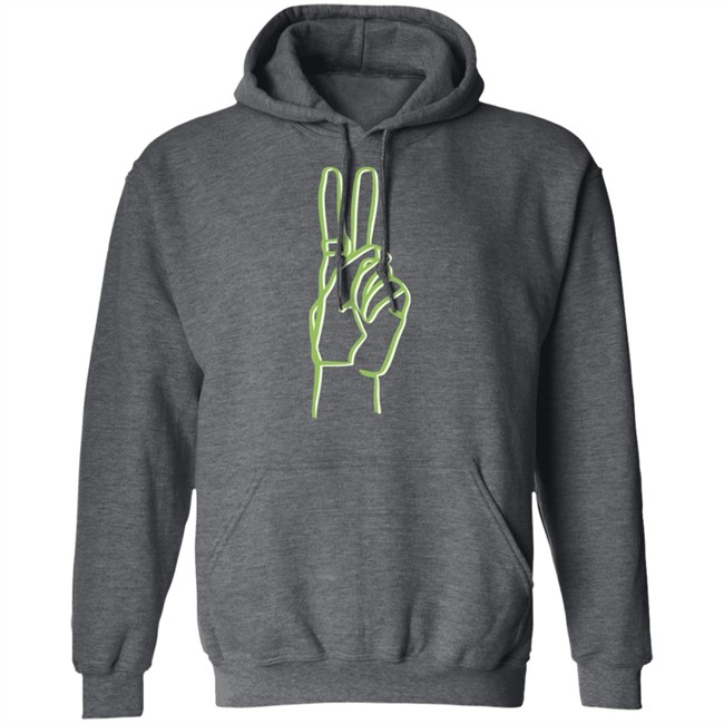 Riley Hubatka Merch Neon Peace Hoodie Riley Hubatka Merch Neon Peace Hoodie - Image 12
