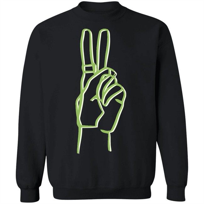 Riley Hubatka Merch Neon Peace Hoodie Riley Hubatka Merch Neon Peace Hoodie - Image 15