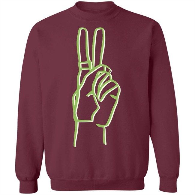 Riley Hubatka Merch Neon Peace Hoodie Riley Hubatka Merch Neon Peace Hoodie - Image 16